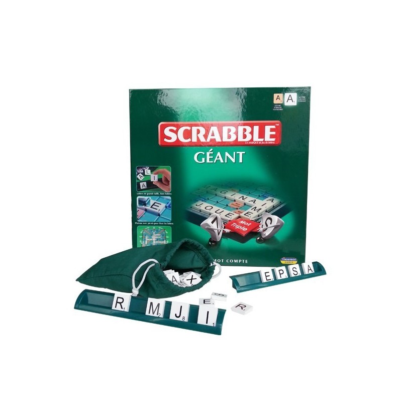 scrabble géant en gros caractères