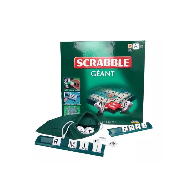 scrabble géant en gros caractères