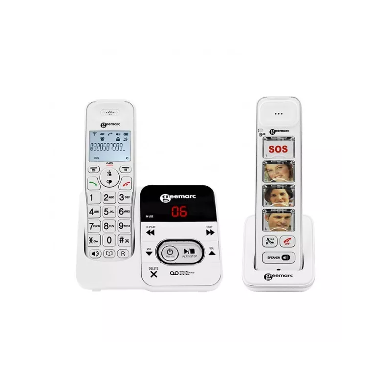 téléphone duo geemarc pour malvoyant