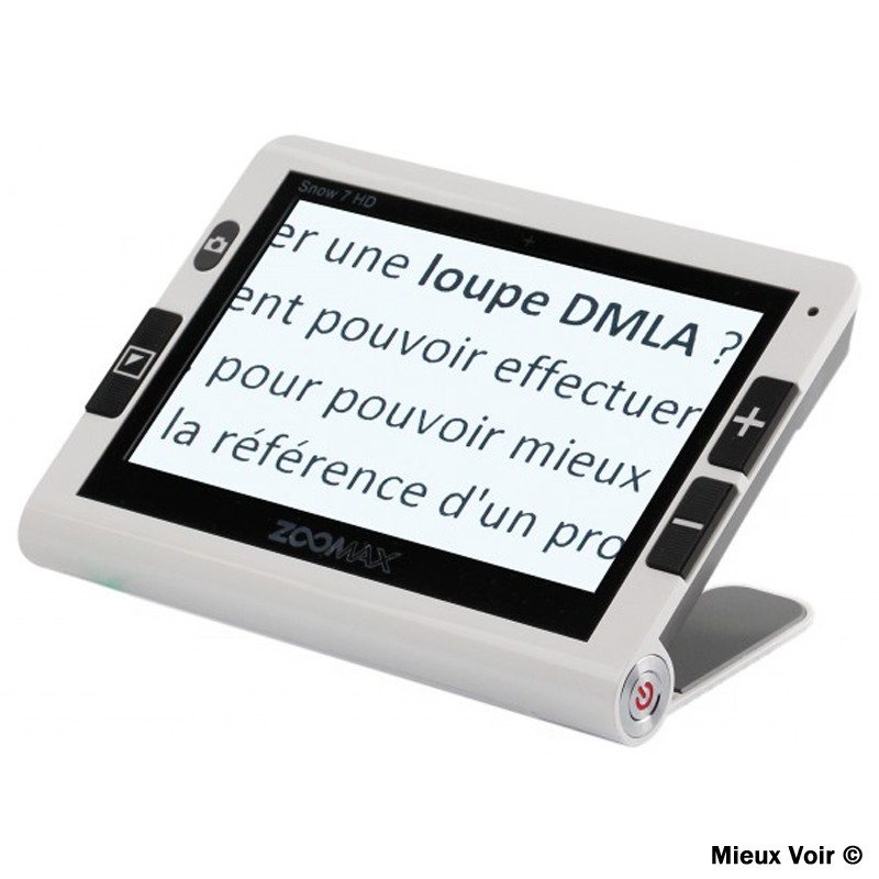 Loupe electronique Zoomax Snow 7" HD Mieux Voir