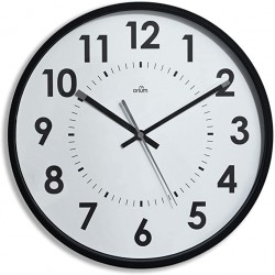 Horloge silencieuse Abylis - Noir