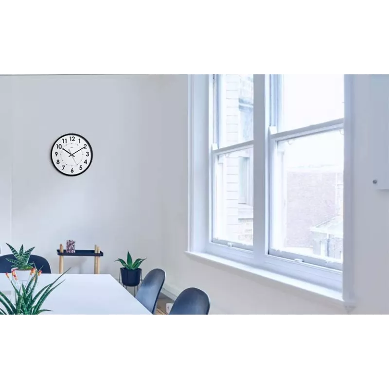 Horloge silencieuse Abylis - Noir