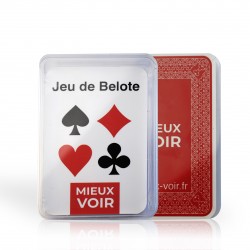 Jeu de 54 cartes Géantes pour malvoyant