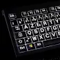Clavier à grosses touches lumineux rétro-éclairé logikeyboard Clavier à grosses touches lumineux rétro-éclairé logikeyboard