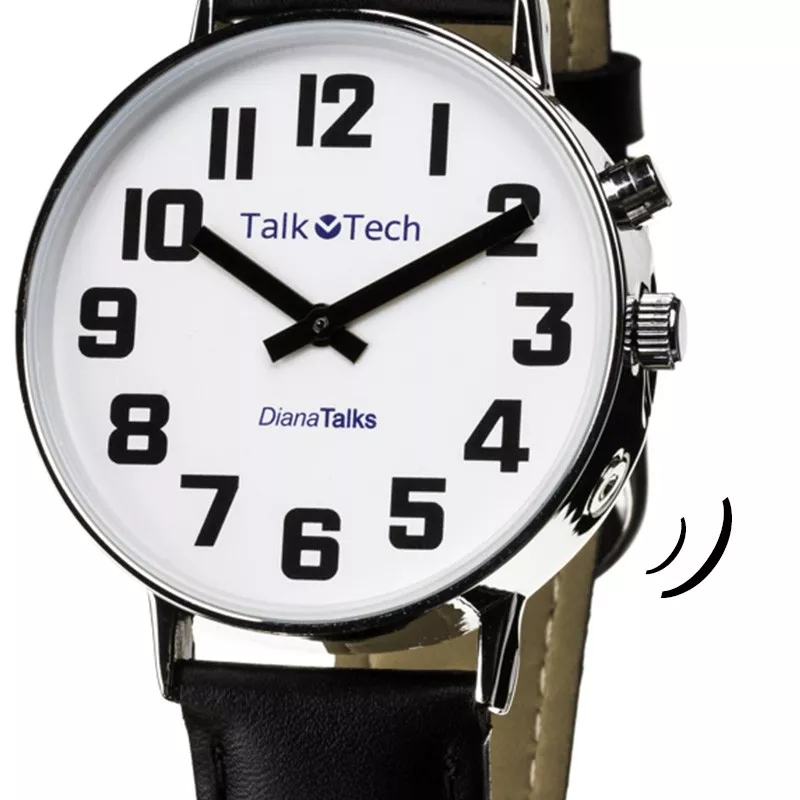montre homme parlante pour malvoyants