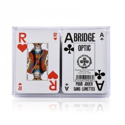 Jeux de bridge en grands caractères pour malvoyants