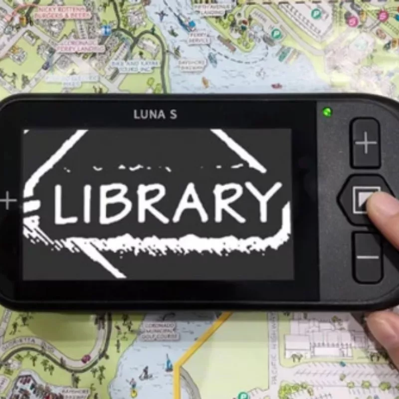 Loupe électronique Luna S Zoomax – 19x DMLA | Mieux Voir