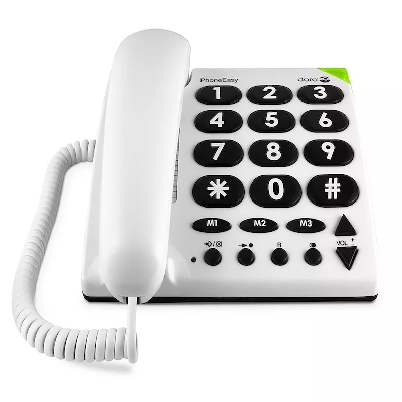 Téléphone Doro PhoneEasy Malvoyant | Mieux Voir