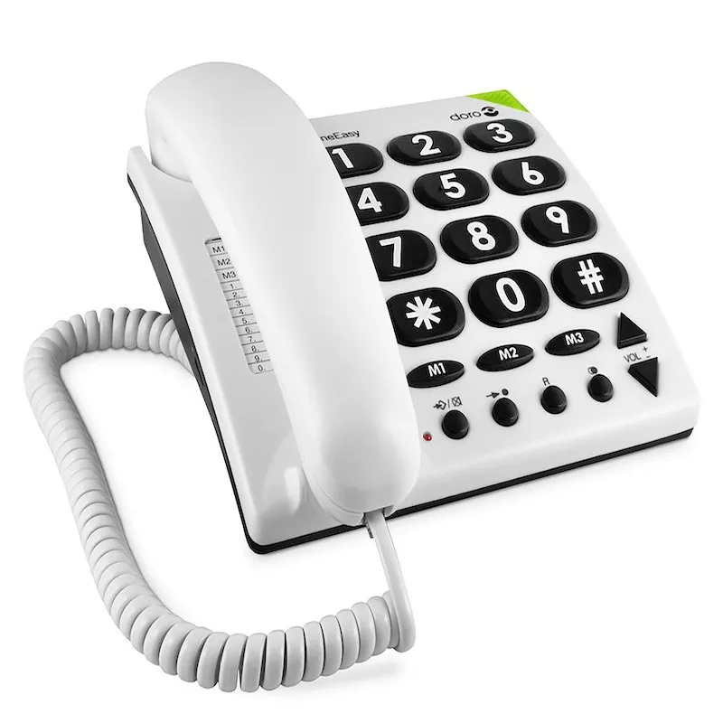 Téléphone Doro PhoneEasy Malvoyant | Mieux Voir