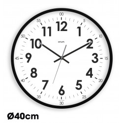 Horloge Silencieuse Noire - Orium