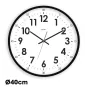 Horloge Silencieuse Noire - Orium