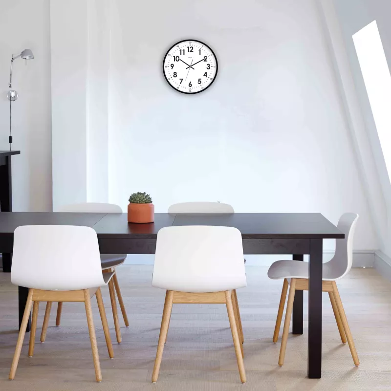 Horloge Silencieuse Noire - Orium