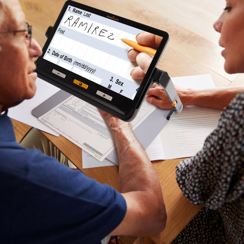 Loupe électronique Exploré 12 Humanware – 30x tactile | Mieux Voir