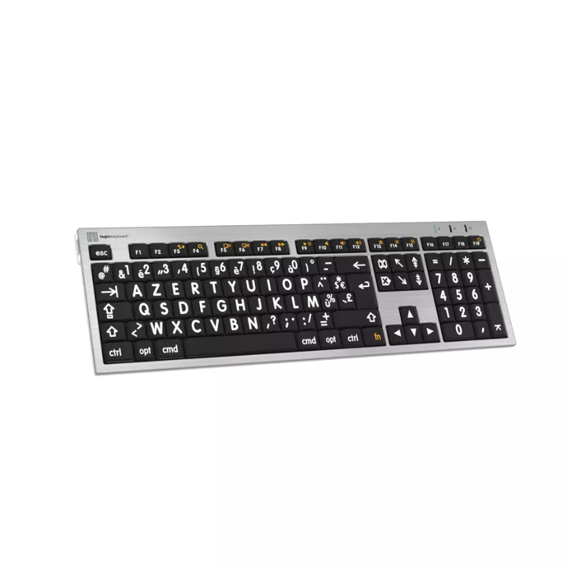 Alba - Clavier Mac Gros Caractères avec Lampe