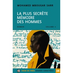 Livres en gros caractère-La plus secrète mémoire des hommes-Mieux Voir