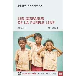 Livres en gros caractères - Les disparus de la purple Line- Mieux Voir