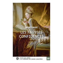 Livres en gros caractères - Les fausses confidences - Mieux Voir