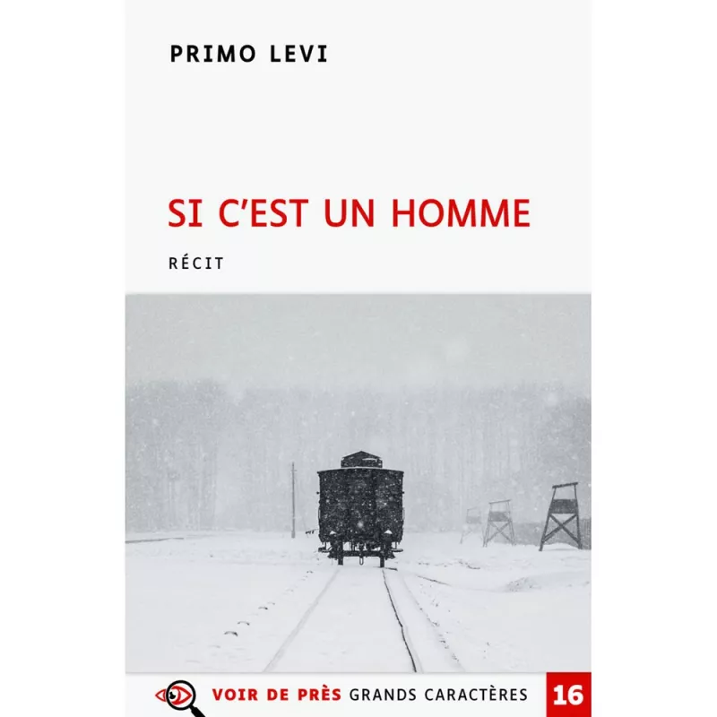 Livres en gros caractères - Si c'est un homme - Mieux Voir