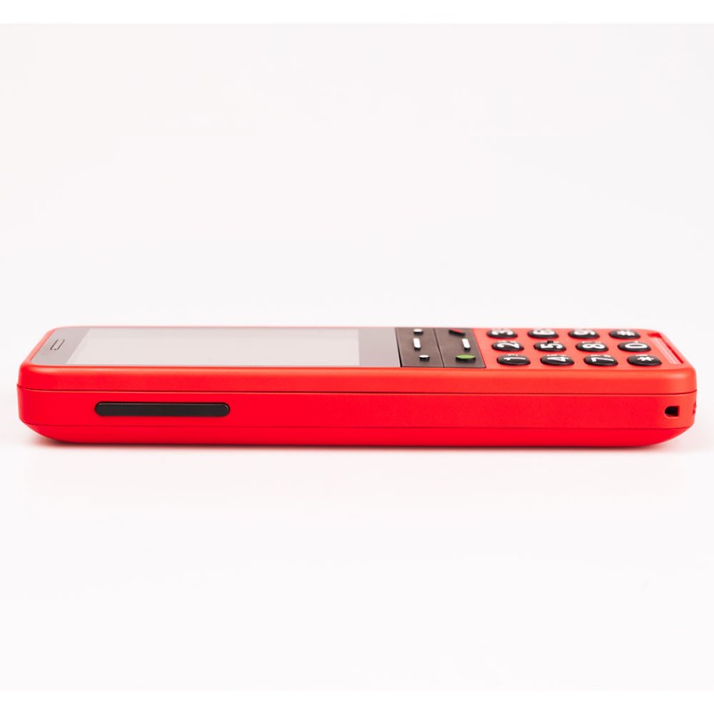 Téléphone portable rouge pour Malvoyant Blindshell Classic