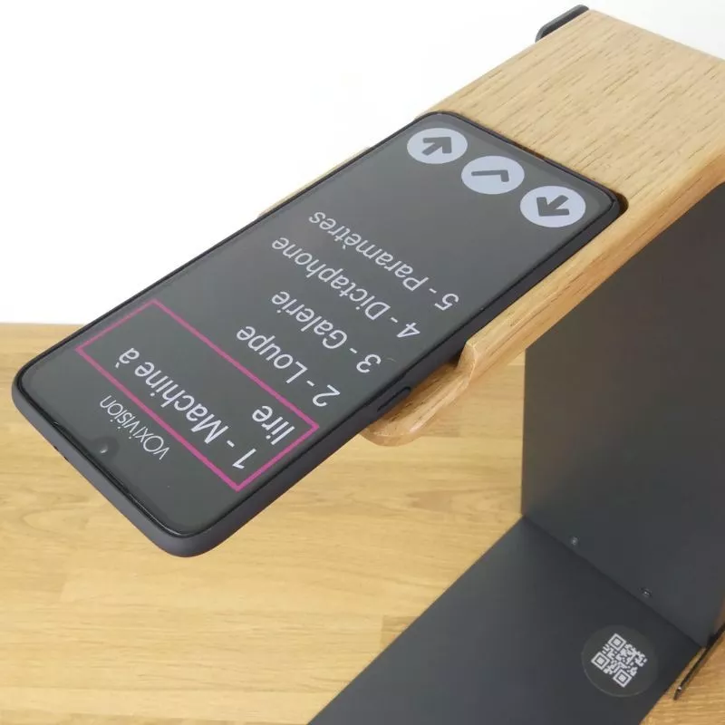 Voxivision, machine à lire portable pour malvoyant