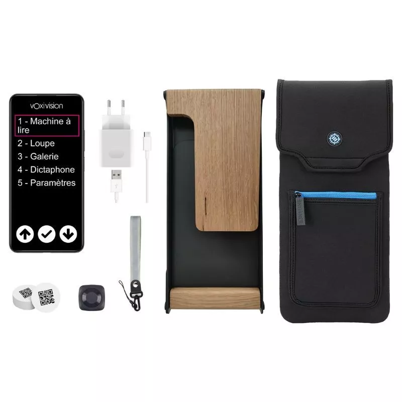 Voxivision, machine à lire portable pour malvoyant