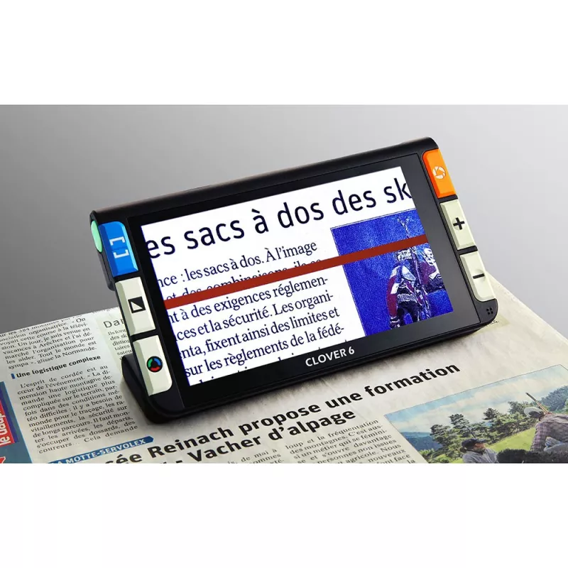 Loupe électronique Clover 6 Sightcare – 35x HD tactile | Mieux Voir