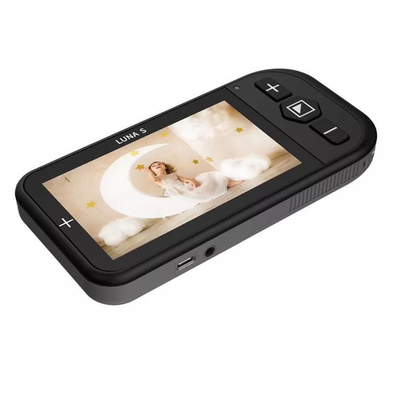 Loupe électronique Luna S Zoomax – 19x DMLA | Mieux Voir