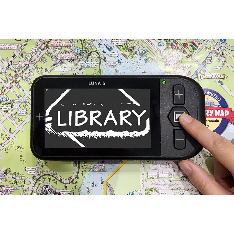 Loupe électronique Luna S Zoomax – 19x DMLA | Mieux Voir