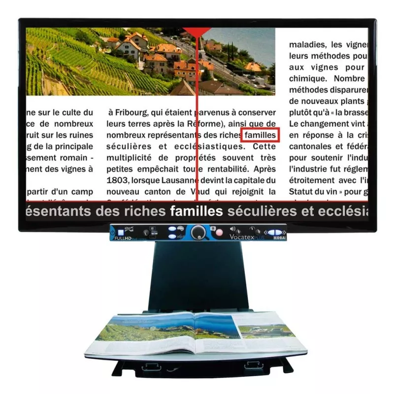 KOBA Vision Vocatex 4 - Téléagrandisseur parlant