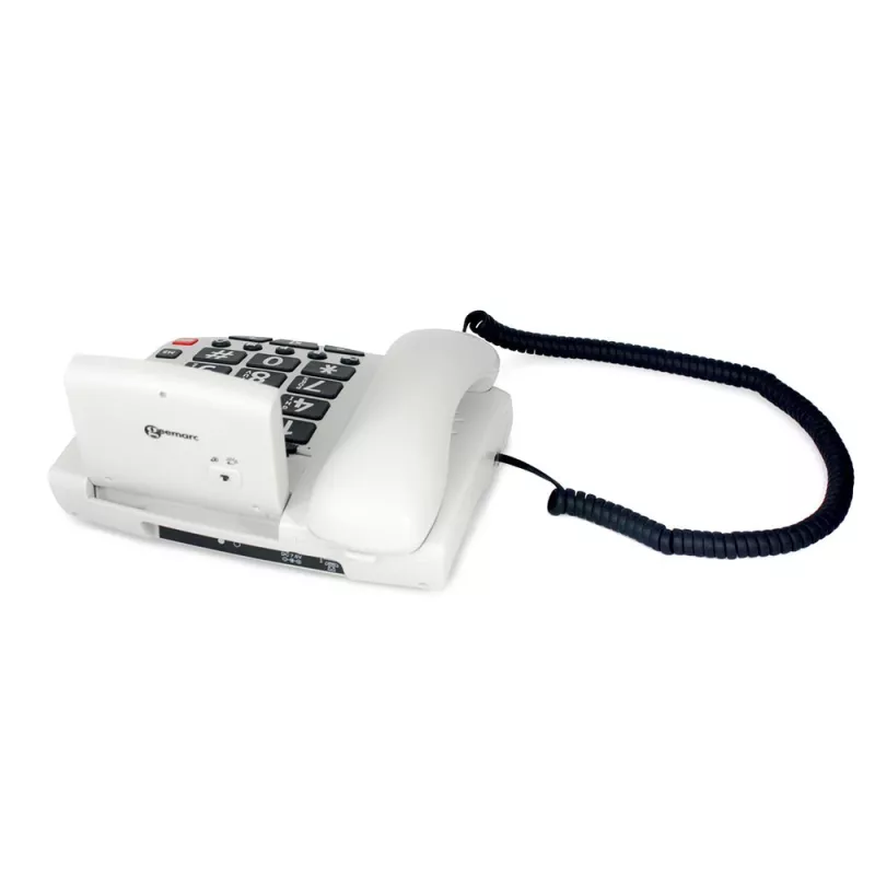 Téléphone Geemarc Serenities avec Bracelet d'Appel d'Urgence - Mieux Voir - pour Plus de Sérénité
