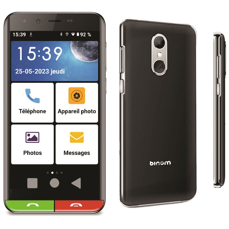 Smartphone Binom SX1 adapté aux seniors et personnes malvoyantes