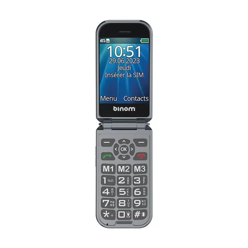Binom X3 - Téléphone portable grosses touches