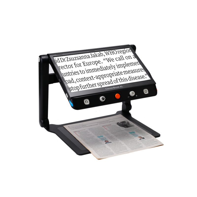 Téléagrandisseur Clover Book XL – 88x 4K DMLA | Mieux Voir