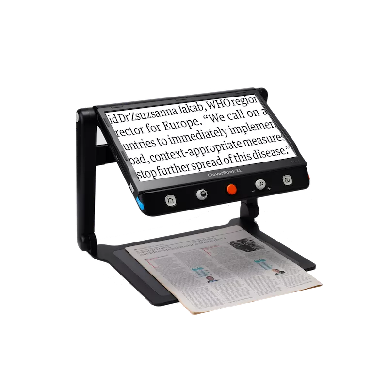 Téléagrandisseur Clover Book XL – 88x 4K DMLA | Mieux Voir