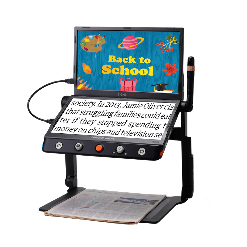 Téléagrandisseur Clover Book XL – 88x 4K DMLA | Mieux Voir