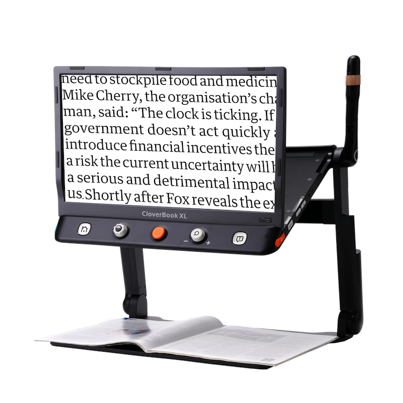 Téléagrandisseur Clover Book XL – 88x 4K DMLA | Mieux Voir