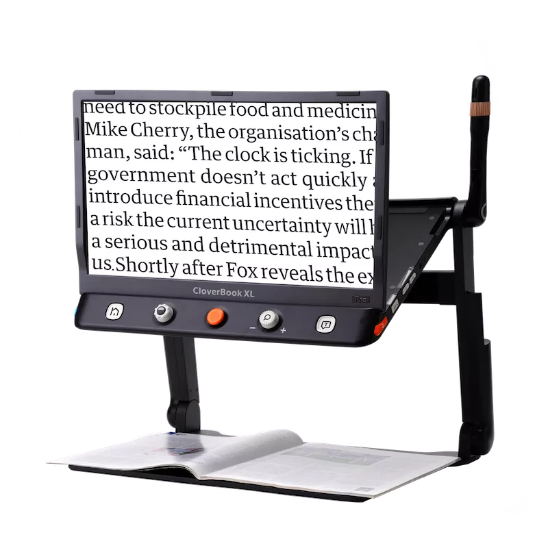 Téléagrandisseur Clover Book XL – 88x 4K DMLA | Mieux Voir