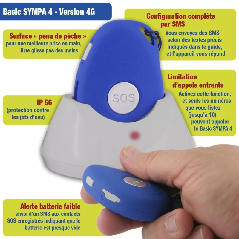 Basic Sympa 4 - Téléphone Portable Simplifié