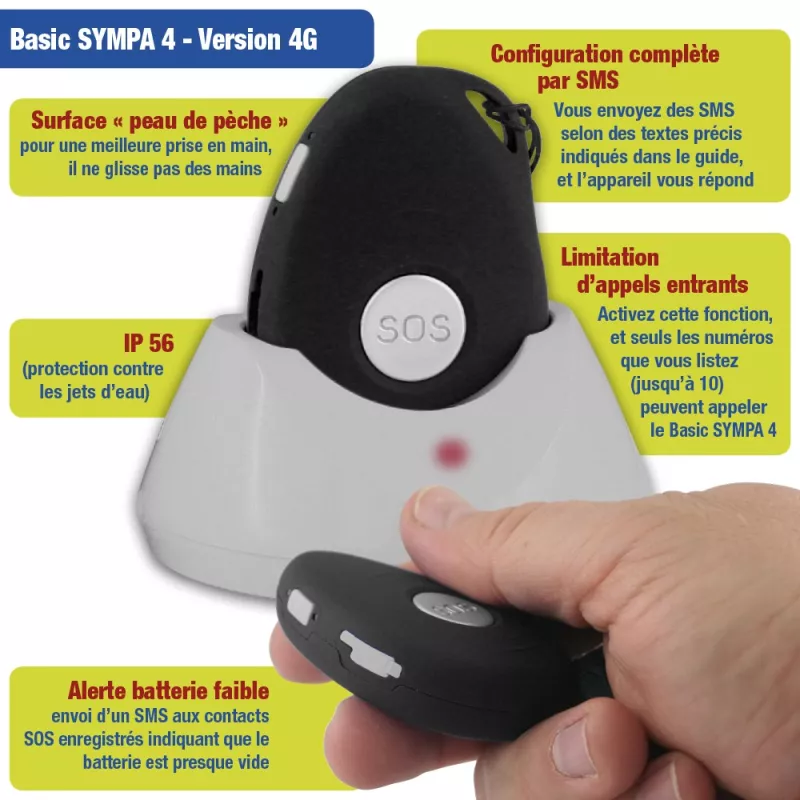Basic Sympa 4 - Téléphone Portable Simplifié