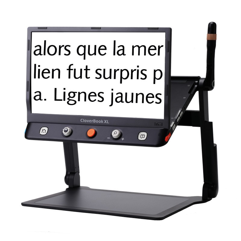 Téléagrandisseur Clover Book XL – 88x 4K DMLA | Mieux Voir