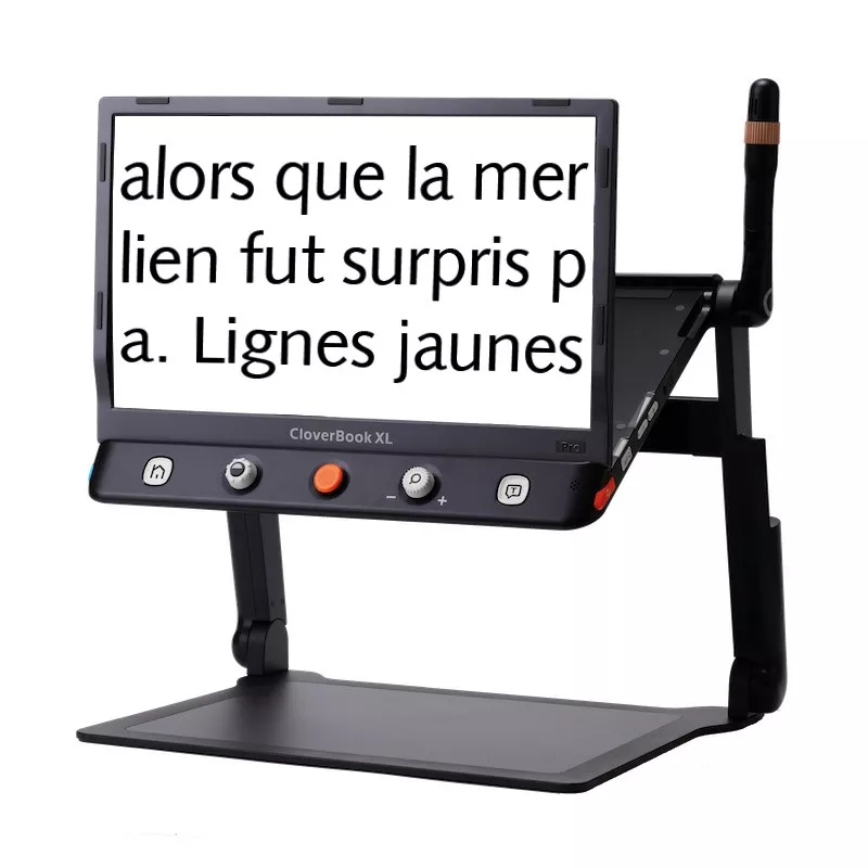 Téléagrandisseur Clover Book XL – 88x 4K DMLA | Mieux Voir