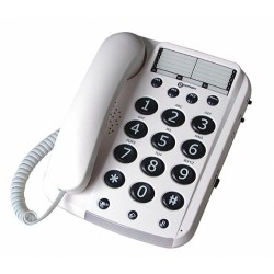 Geemarc Dallas 10 - Téléphone filaire malvoyants