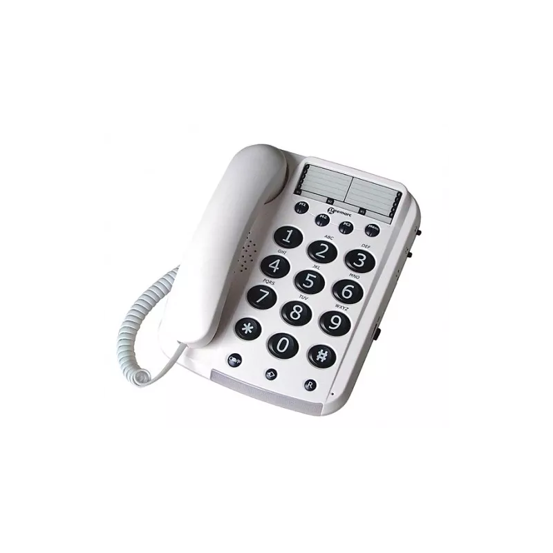 Geemarc Dallas 10 - Téléphone filaire malvoyants