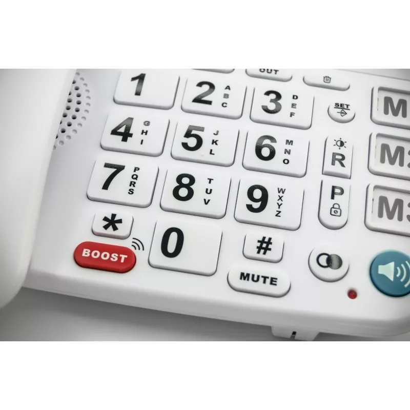 Geemarc Dallas 20 - Téléphone filaire malvoyants