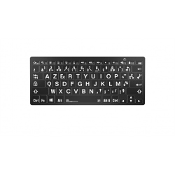 Logickeyboard - Clavier Bluetooth Mini Noir