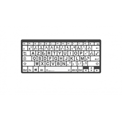 Logickeyboard - Clavier Bluetooth Mini Blanc