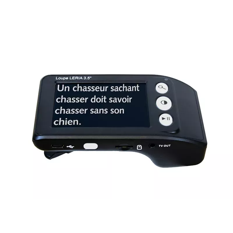 Loupe électronique MV3 – 25x basse vision | Mieux Voir