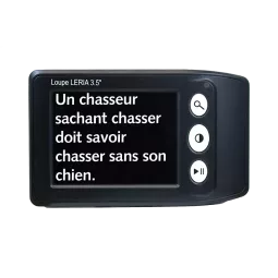 Loupe électronique MV3 – Grossissement 25x, écran 3.5 pouces - pour la basse vision