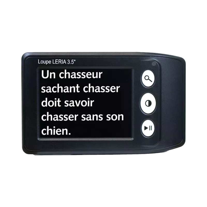 Loupe électronique MV3 – 25x basse vision | Mieux Voir
