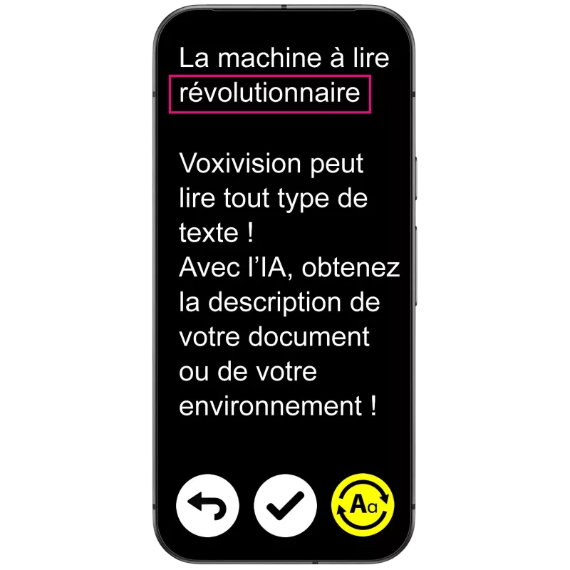VoxiVision 2 Machine à lire portable VoxiVision 2 Machine à lire portable